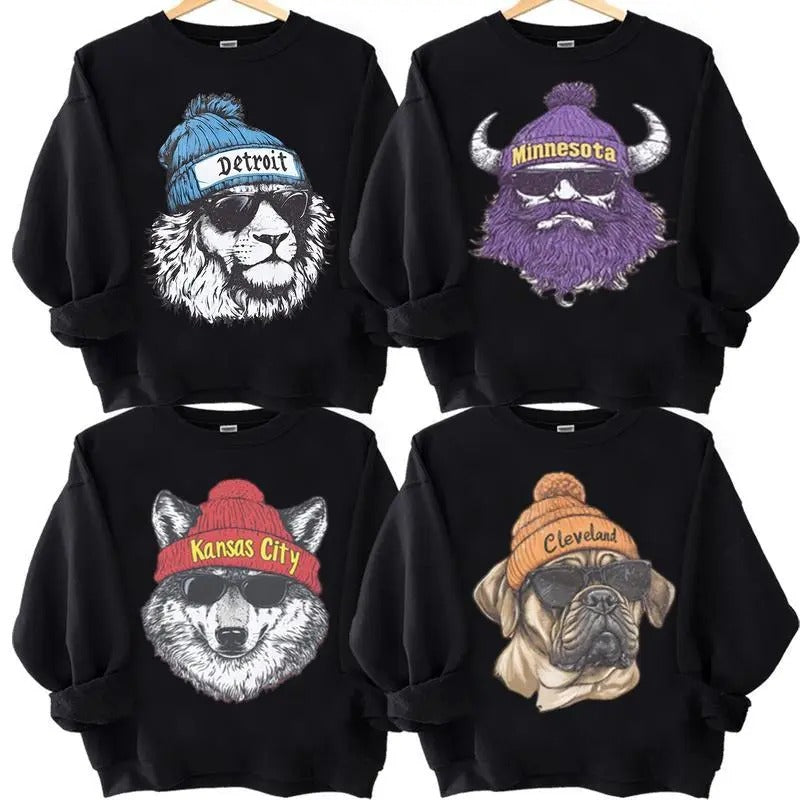 ALL Football Team Crewneck, Football Fan Sweatshirt, They Not Like Us, Vintage Fan Gift for Game Day, Game Day Pullover, Football Fan Gear