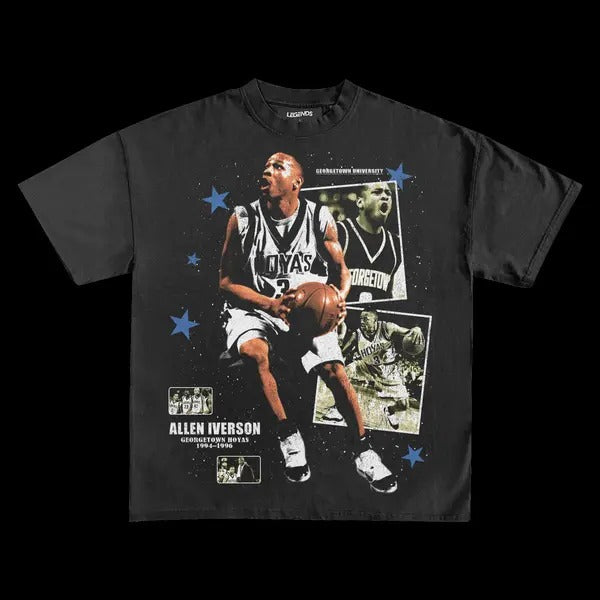 ALLEN IVERSON COLLEGE TEE Hoodie, Sweatshirt | CiraTrend.com