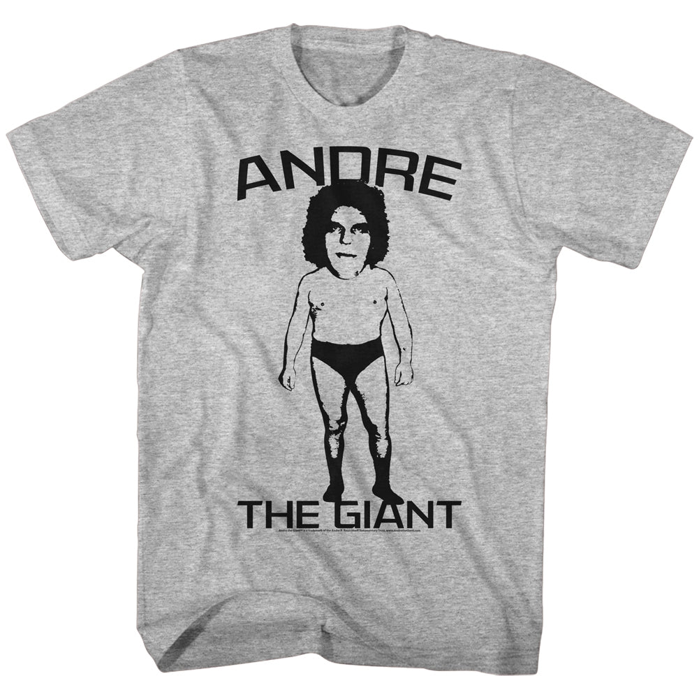 Andre The Giant Mens S/S T-Shirt - Big Head - Heather Gray Heather Hoodie, Sweatshirt | CiraTrend.com