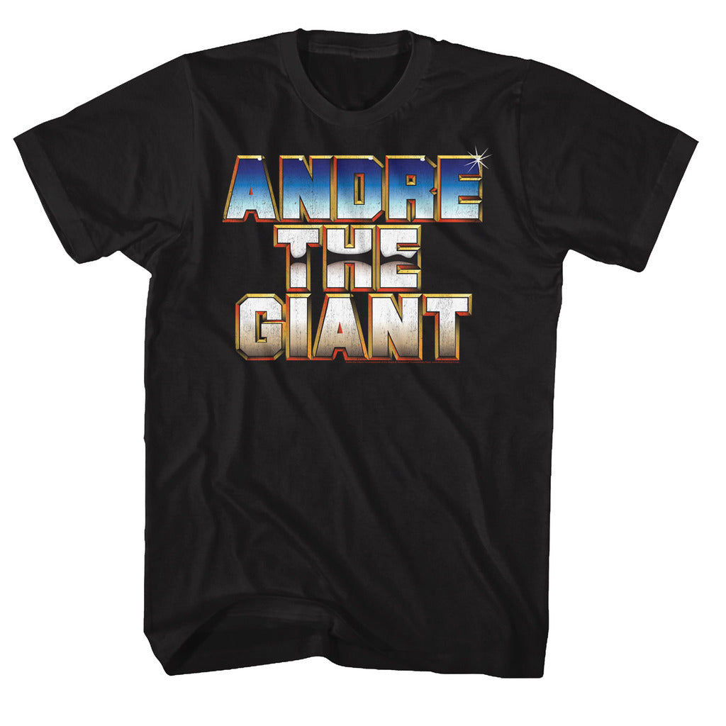 Andre The Giant Mens S/S T-Shirt - Chrome - Solid Black Hoodie, Sweatshirt | CiraTrend.com