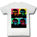 Animal House Mens S/S T-Shirt - Warhol - Solid White Hoodie, Sweatshirt | CiraTrend.com