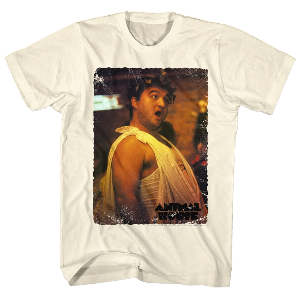 Animal House Mens S/S T-Shirt - Vintage Toga - Solid Natural Hoodie, Sweatshirt | CiraTrend.com