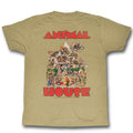 Animal House Mens S/S T-Shirt - The House - Heather Khaki Heather Hoodie, Sweatshirt | CiraTrend.com