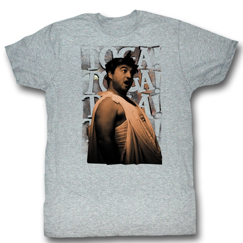 Animal House Mens S/S T-Shirt - Toga Chant - Heather Gray Heather Hoodie, Sweatshirt | CiraTrend.com