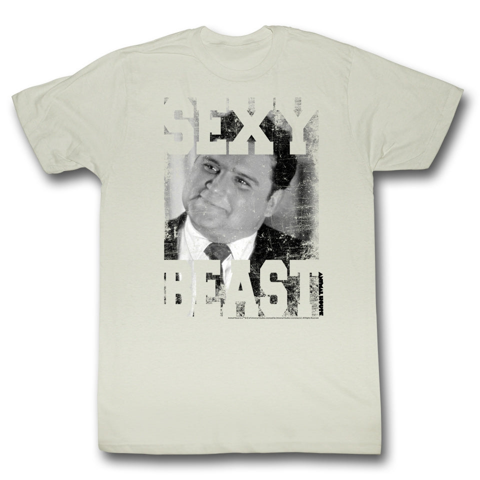 Animal House Mens S/S T-Shirt - Sexy Beast - Solid Natural Style001 Hoodie, Sweatshirt | CiraTrend.com
