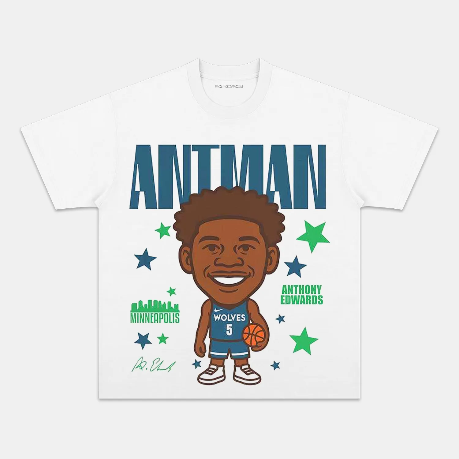 ANTHONY EDWARDS CARTOON TEE Hoodie, Sweatshirt | CiraTrend.com (Image 3)