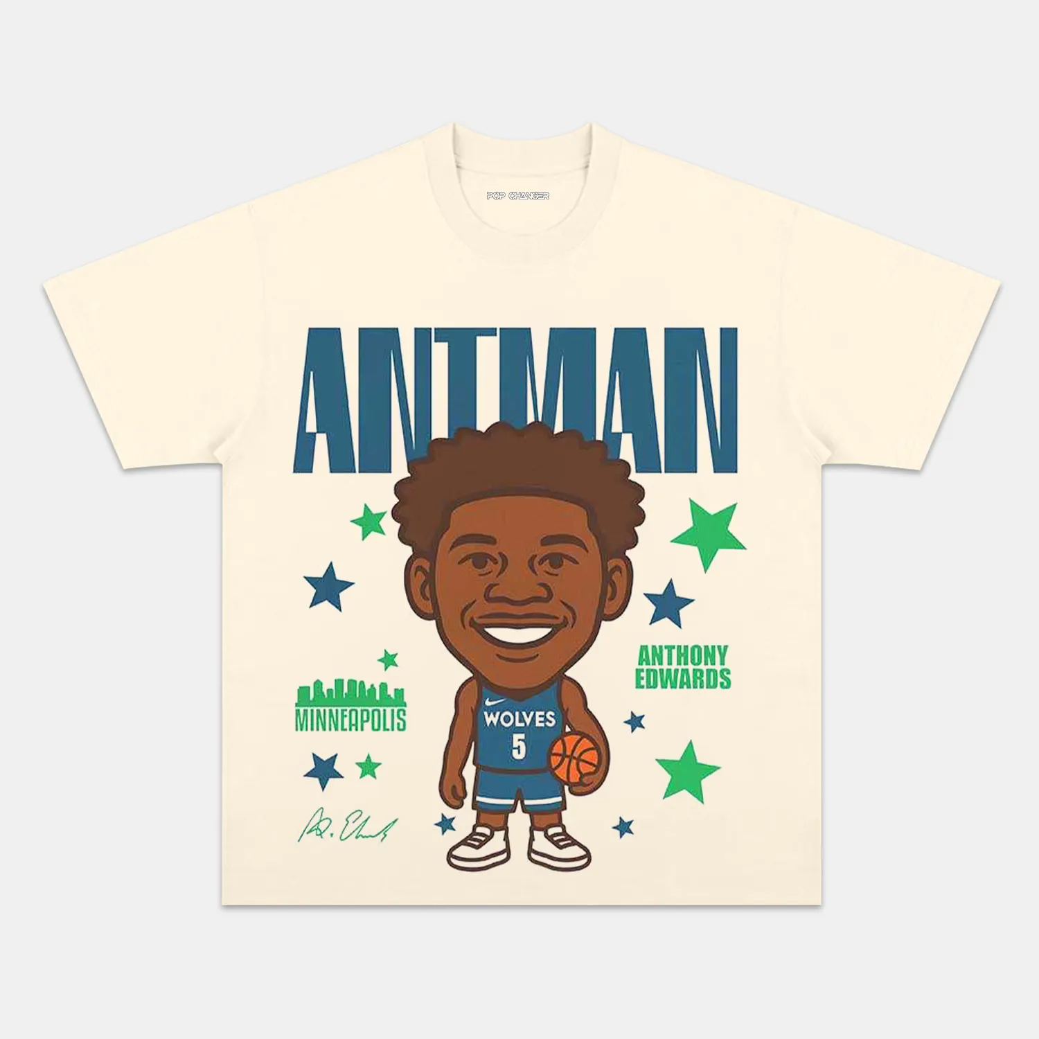 ANTHONY EDWARDS CARTOON TEE Hoodie, Sweatshirt | CiraTrend.com (Image 4)