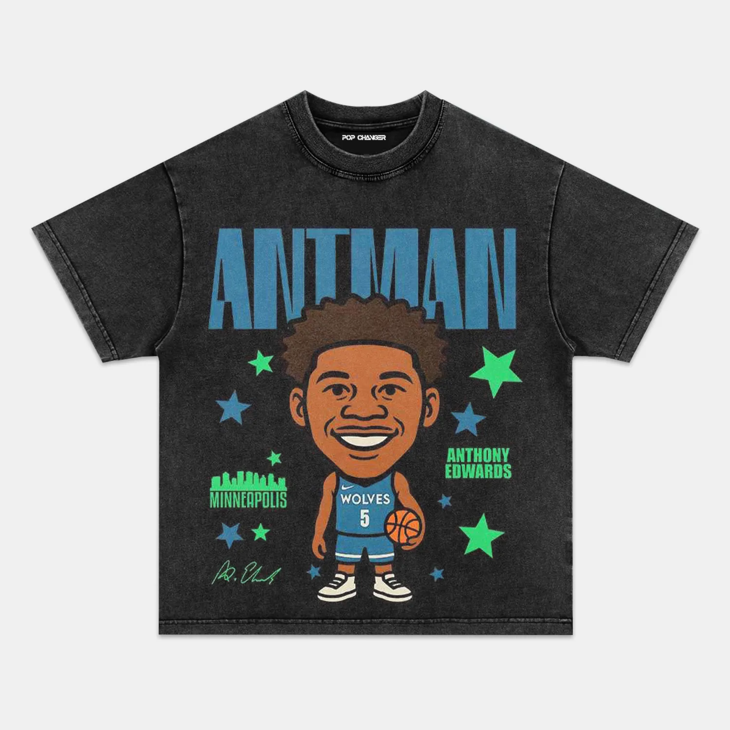 ANTHONY EDWARDS CARTOON TEE Hoodie, Sweatshirt | CiraTrend.com (Image 2)