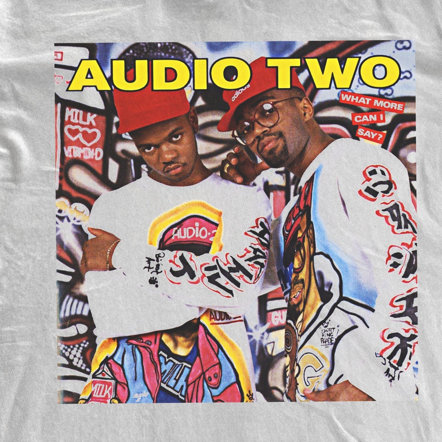 AUDIO TWO HIP HOP HEAVYWEIGHT WHITE T-SHIRT Hoodie, Sweatshirt | CiraTrend.com (Image 2)