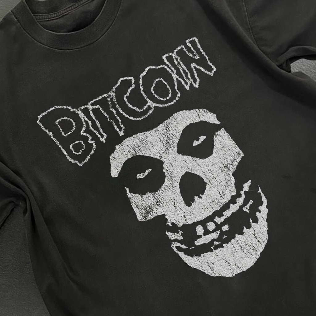 CRYPTO FIENDS - HEAVYWEIGHT WASHED BLACK T-SHIRT Hoodie, Sweatshirt | CiraTrend.com (Image 2)