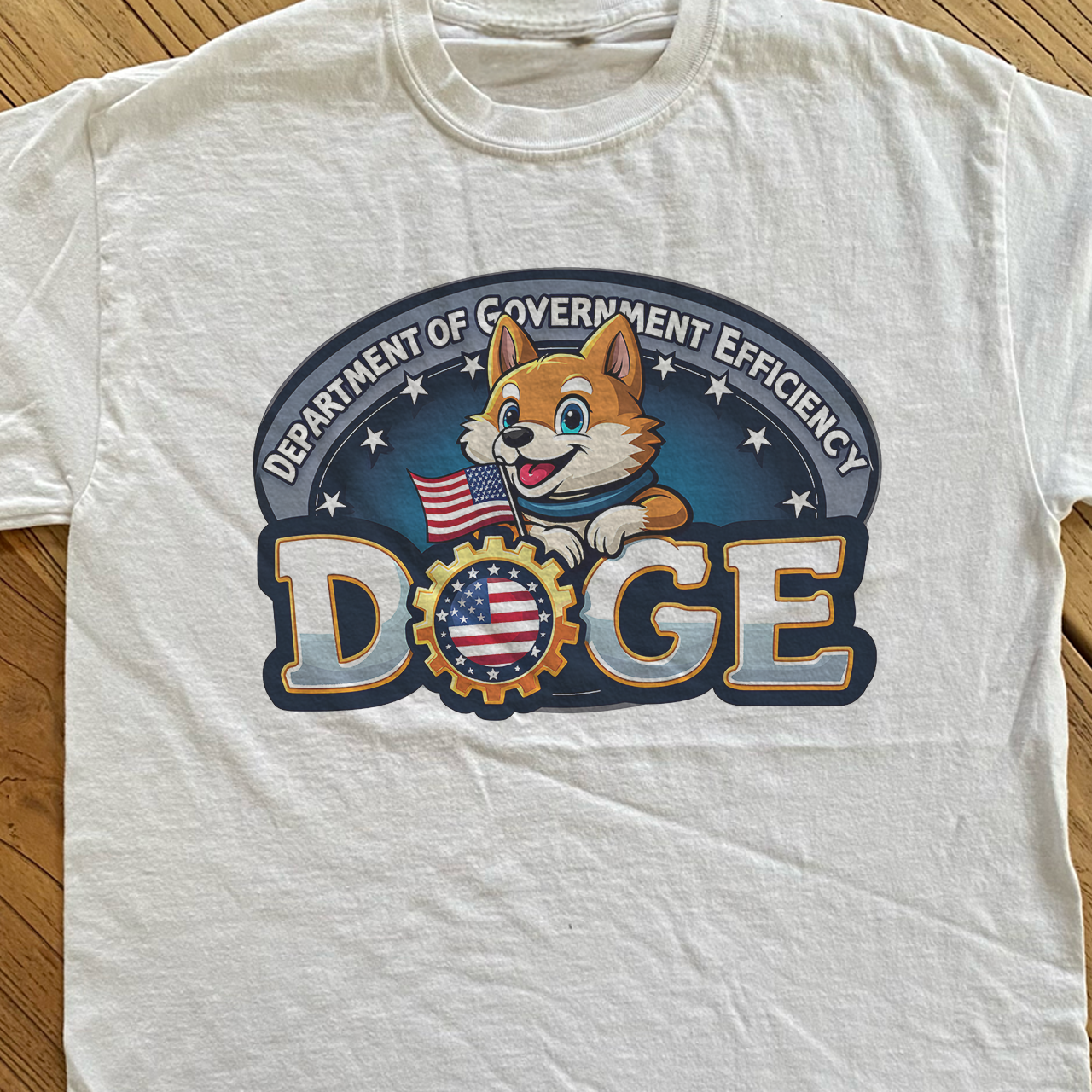 D-O-G-E HEAVYWEIGHT HEAVYWEIGHT WHITE T-SHIRT Hoodie, Sweatshirt | CiraTrend.com (Image 2)