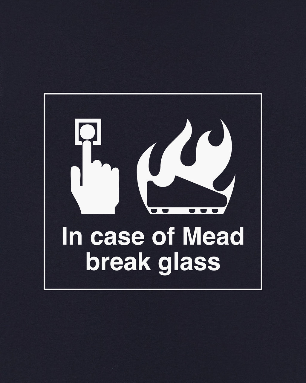 Break Glass Navy Tee Hoodie, Sweatshirt | CiraTrend.com (Image 3)