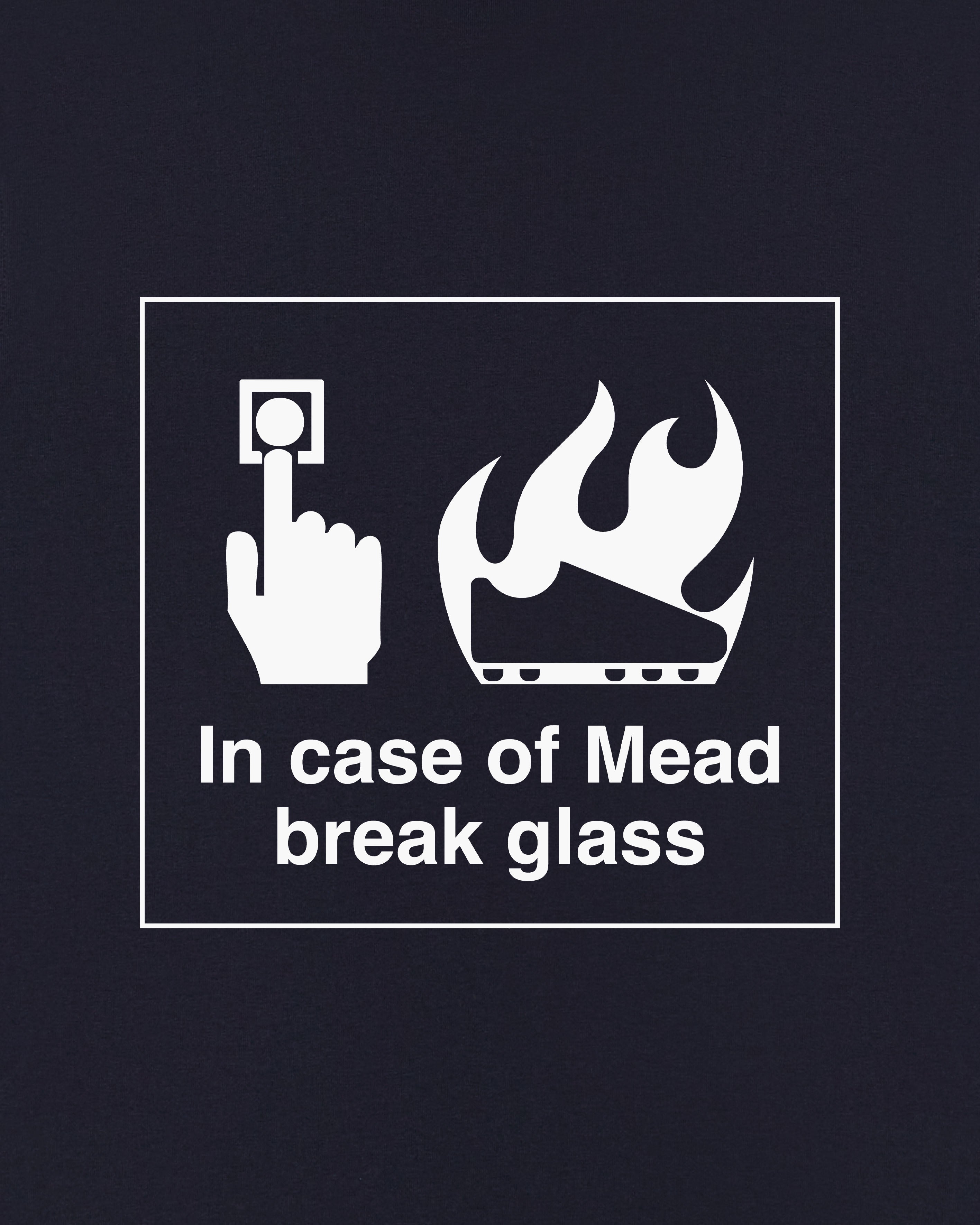 Break Glass Navy Tee Hoodie, Sweatshirt | CiraTrend.com (Image 3)