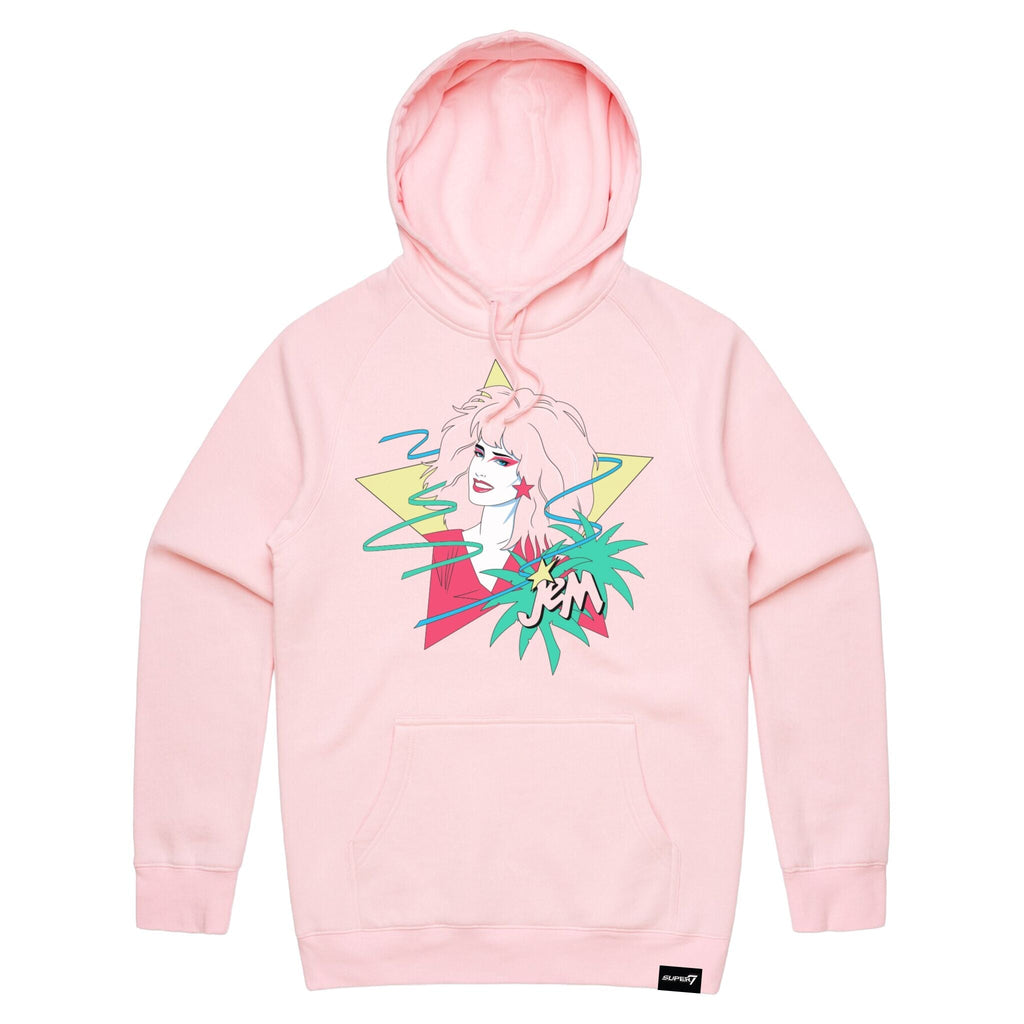 Jem And The Holograms Fleece - Jem Portrait Star (Hoodie) T-Shirts, Sweatshirt | CiraTrend.com (Image 1)