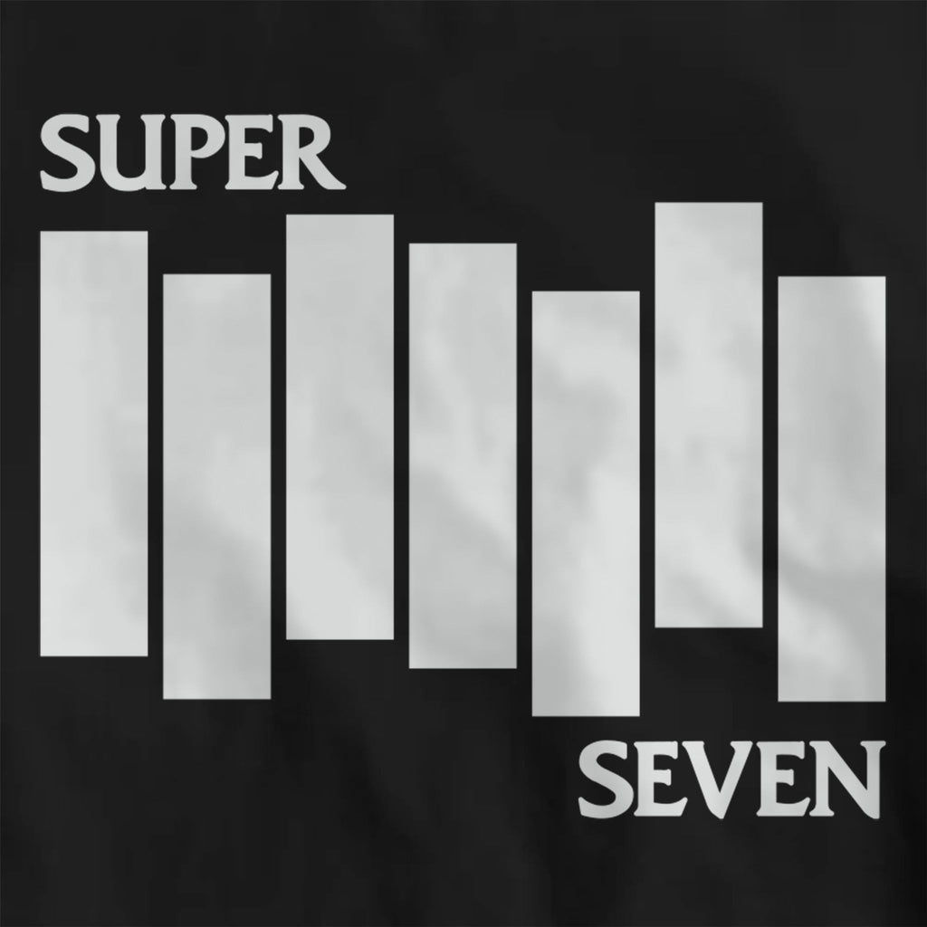 Super7 T-Shirt - Flag (Black) Hoodie, Sweatshirt | CiraTrend.com (Image 2)