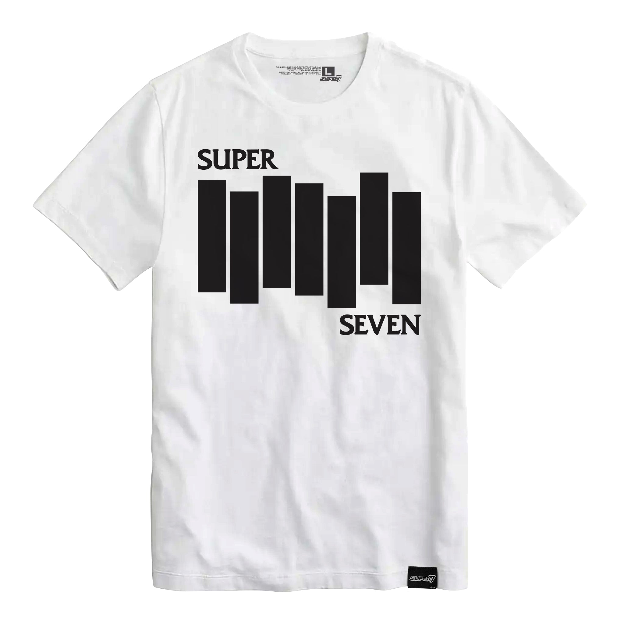 Super7 T-Shirt - Flag (White) Hoodie, Sweatshirt | CiraTrend.com (Image 1)