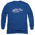 Astro Pop Vintage Logo Mens Long Sleeve Shirt Royal Blue Hoodie, Sweatshirt | CiraTrend.com