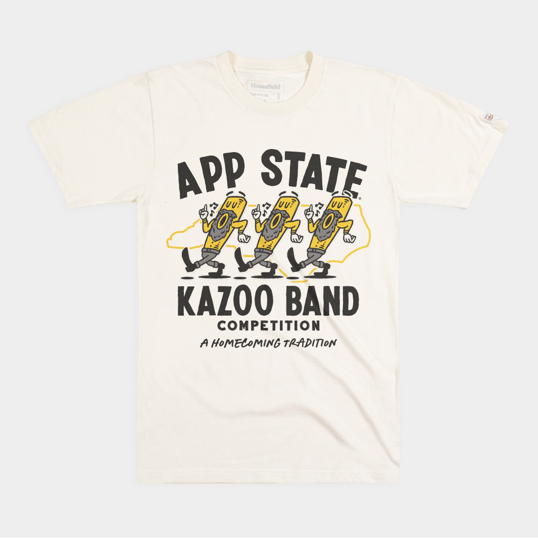 App State Kazoo Band Competition Homecoming Tee Style001
