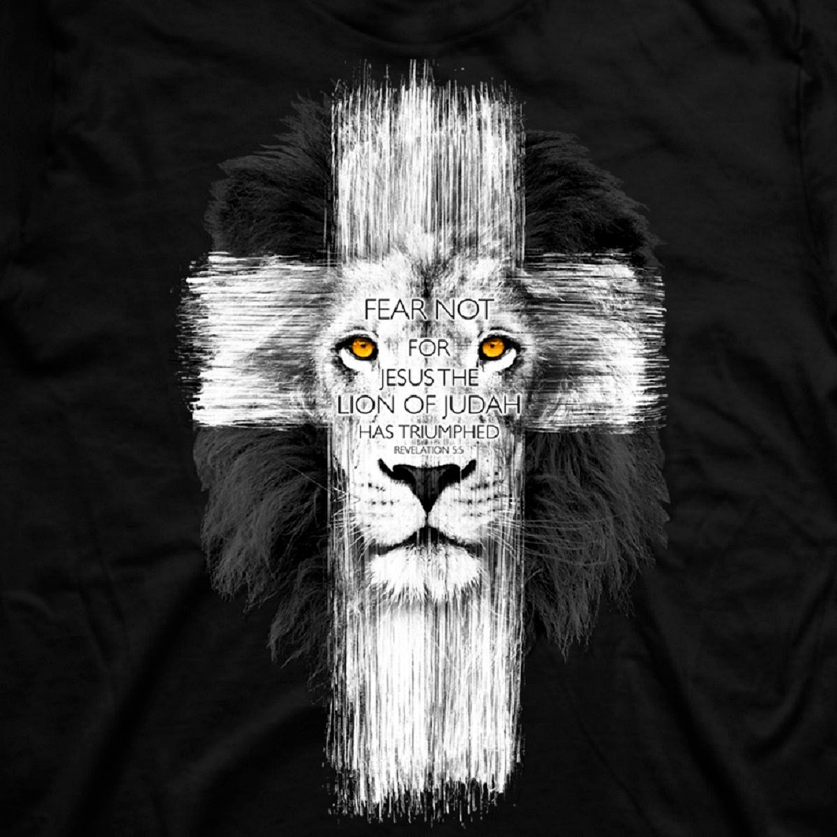 Lion Cross T-shirt for Everyday Wear Hoodie, Sweatshirt | CiraTrend.com (Image 2)