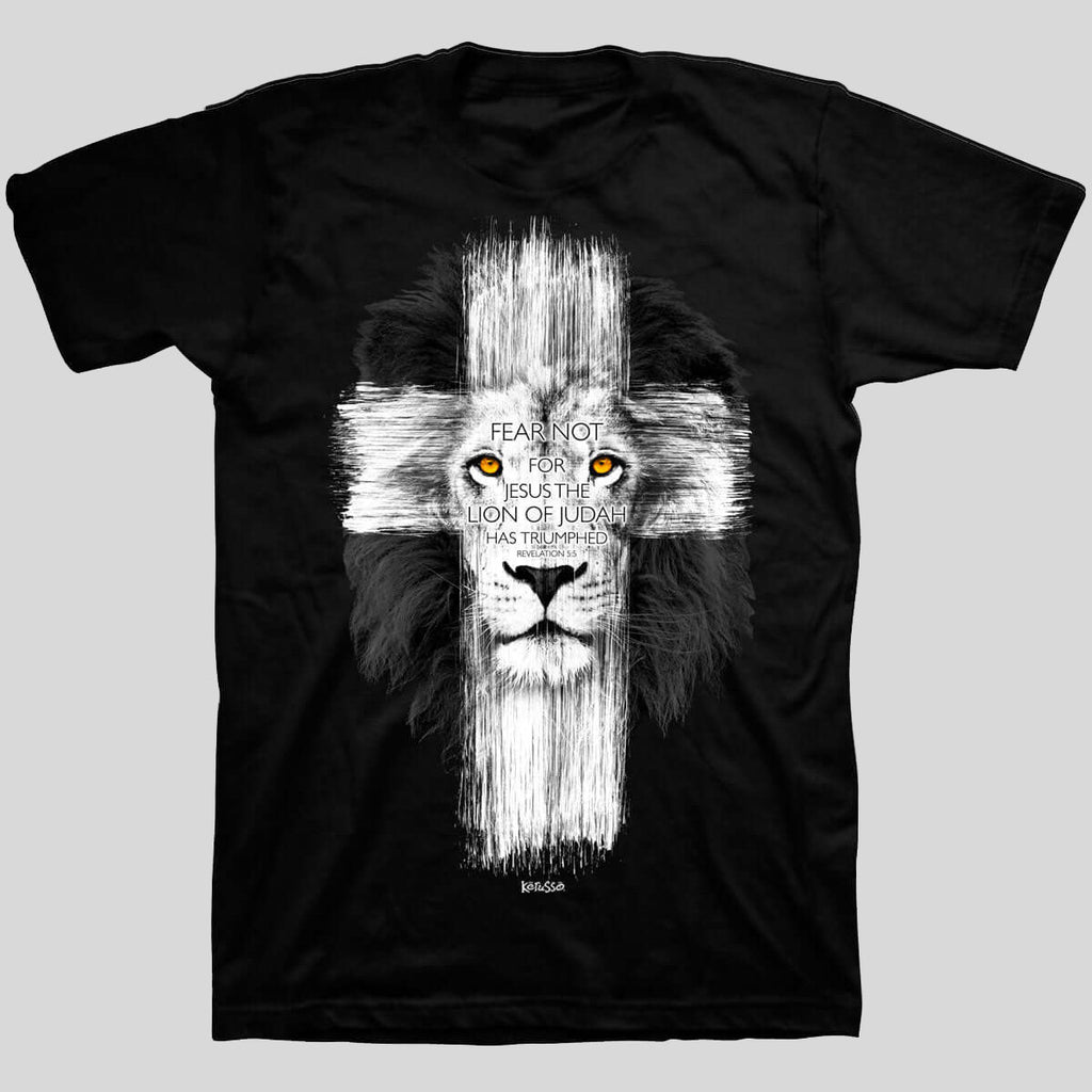 Lion Cross T-shirt for Everyday Wear Hoodie, Sweatshirt | CiraTrend.com (Image 1)