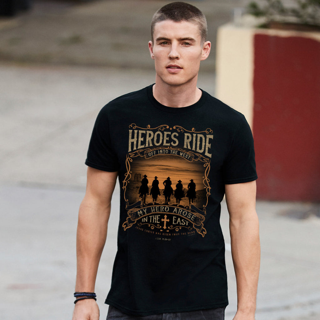 Kerusso Mens T-Shirt Heroes Ride Hoodie, Sweatshirt | CiraTrend.com (Image 3)