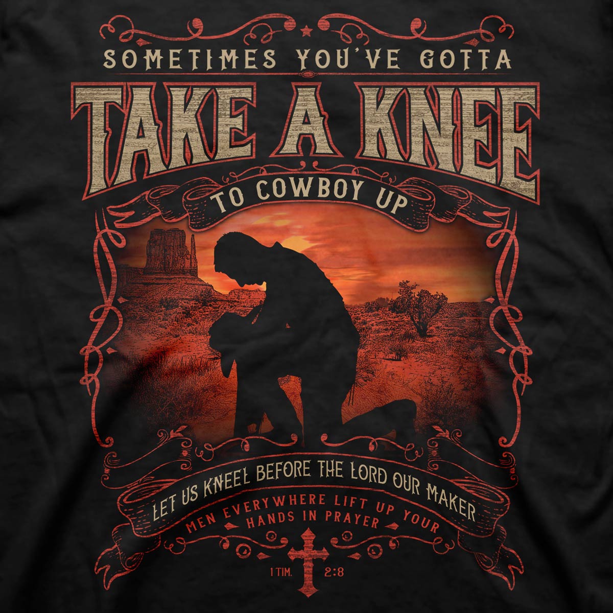 Kerusso Mens T-Shirt Take A Knee Hoodie, Sweatshirt | CiraTrend.com (Image 2)