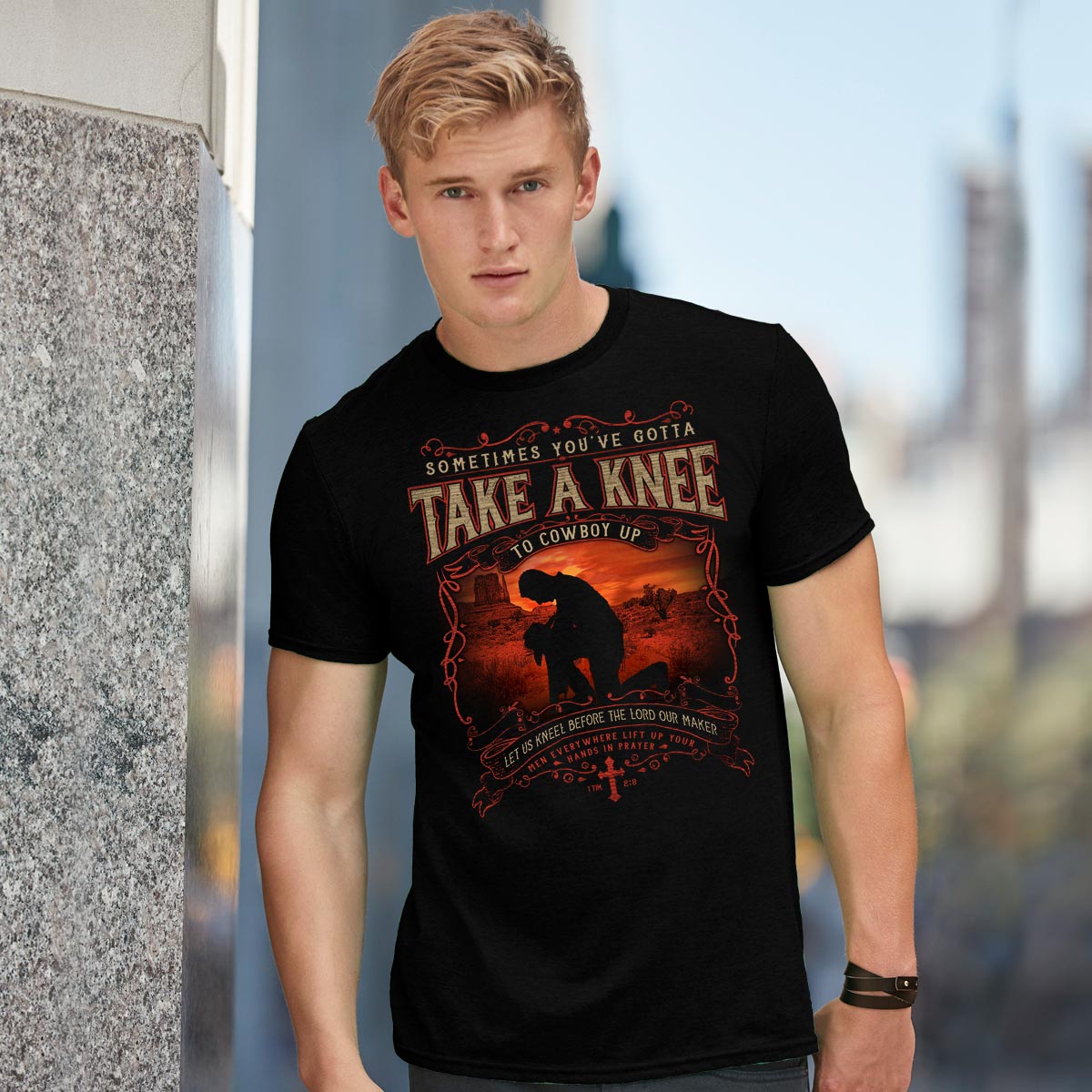 Kerusso Mens T-Shirt Take A Knee Hoodie, Sweatshirt | CiraTrend.com (Image 3)