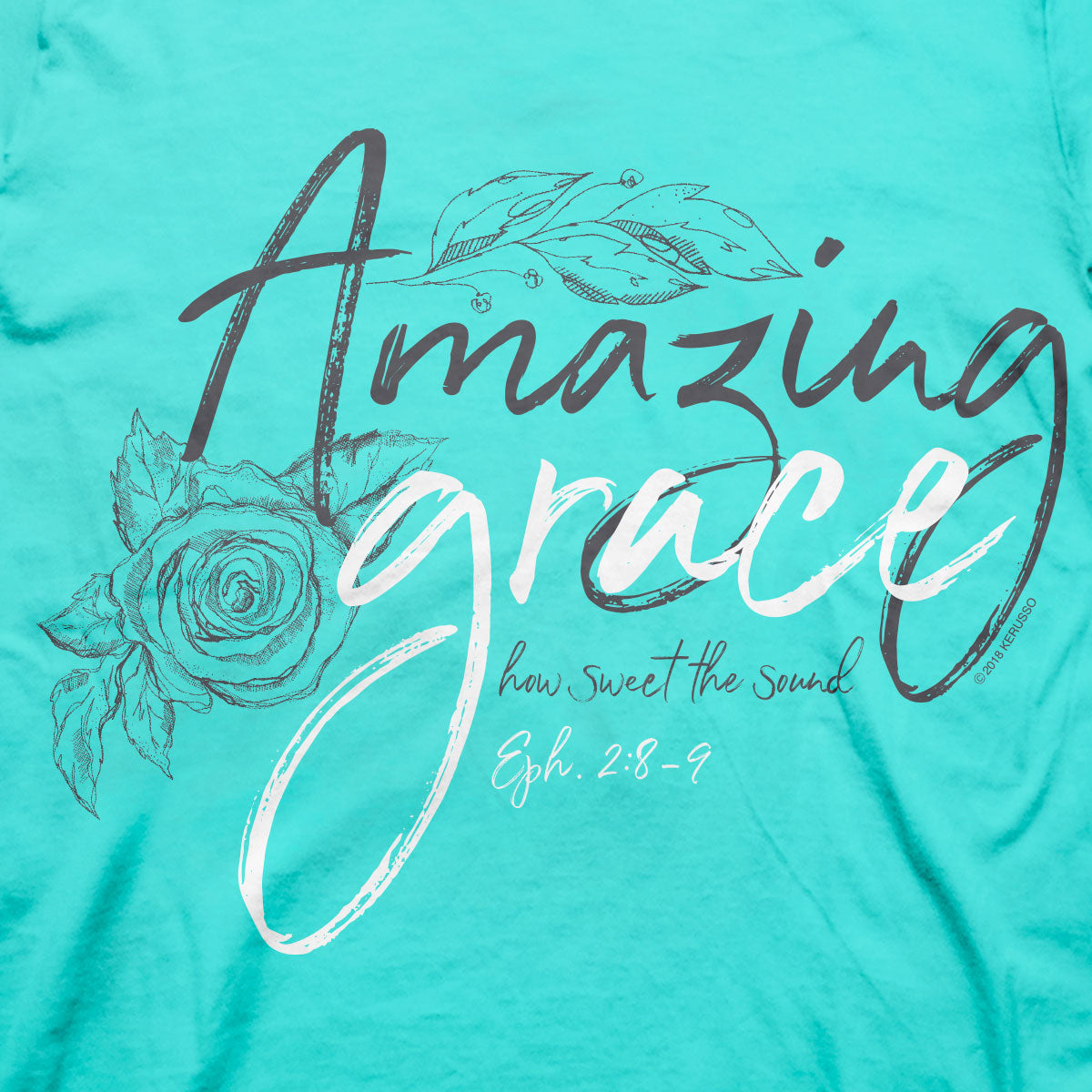 Kerusso Womens T-Shirt Grace Drawings Hoodie, Sweatshirt | CiraTrend.com (Image 2)