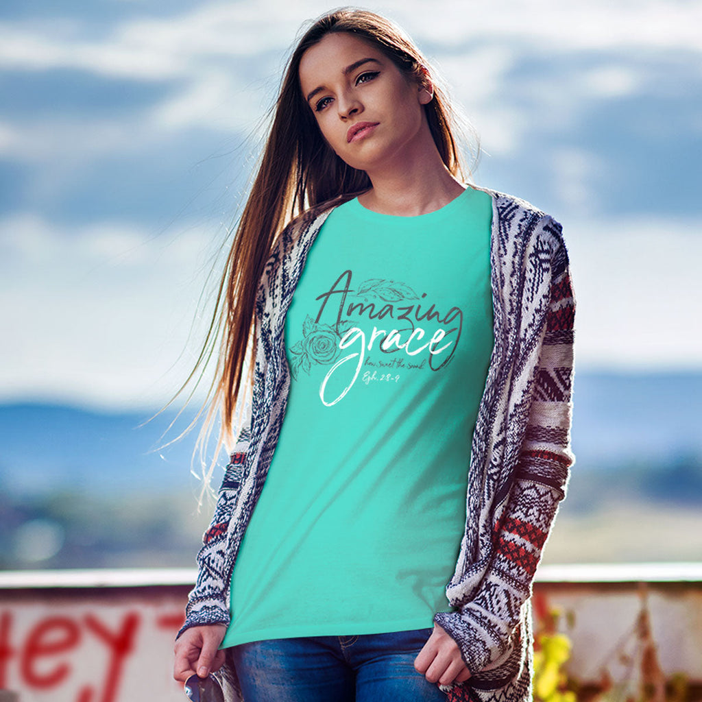Kerusso Womens T-Shirt Grace Drawings Hoodie, Sweatshirt | CiraTrend.com (Image 4)