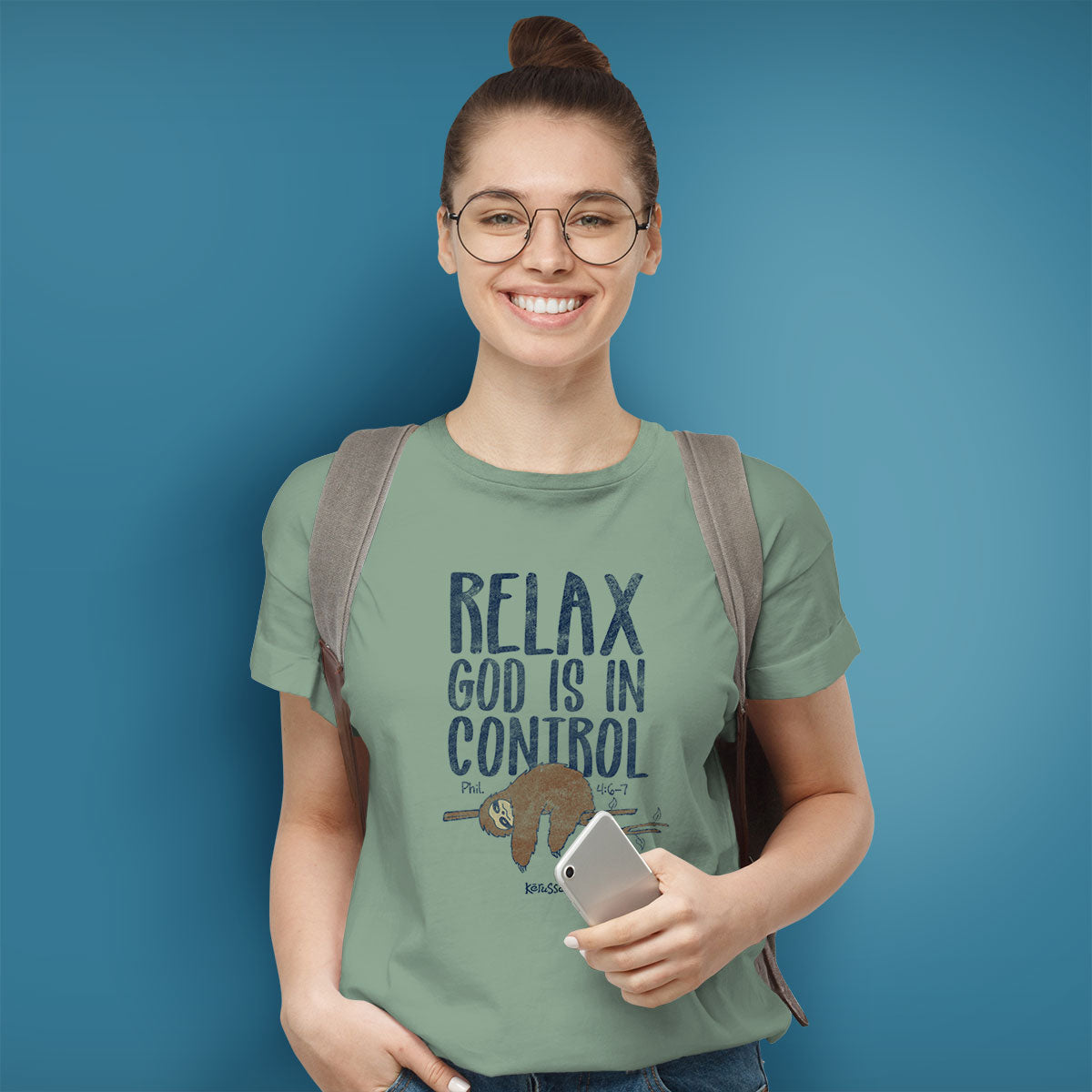 Kerusso Christian T-Shirt God Is In Control Philippians 4:6-7 Hoodie, Sweatshirt | CiraTrend.com (Image 4)