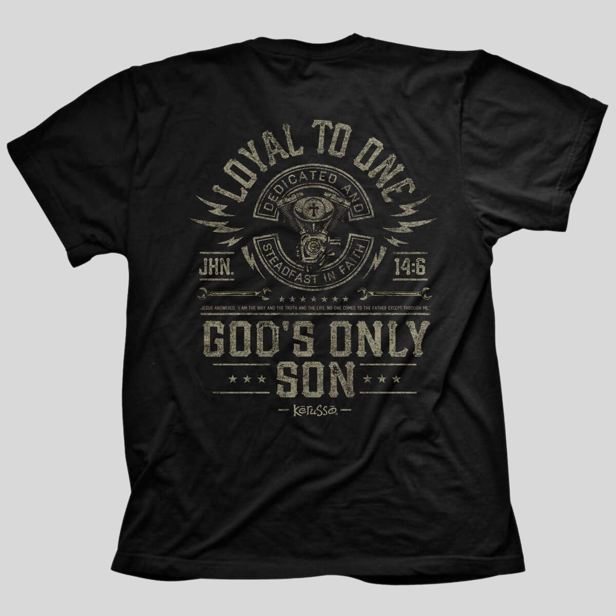 Kerusso Mens T-Shirt Loyal To One Hoodie, Sweatshirt | CiraTrend.com (Image 1)