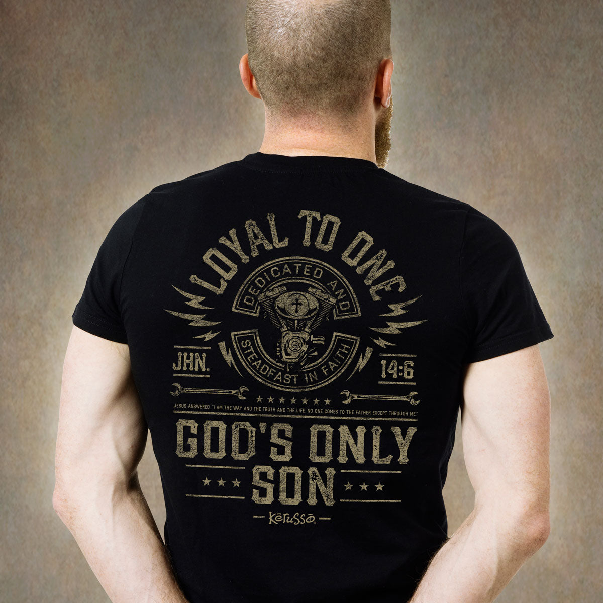 Kerusso Mens T-Shirt Loyal To One Hoodie, Sweatshirt | CiraTrend.com (Image 3)