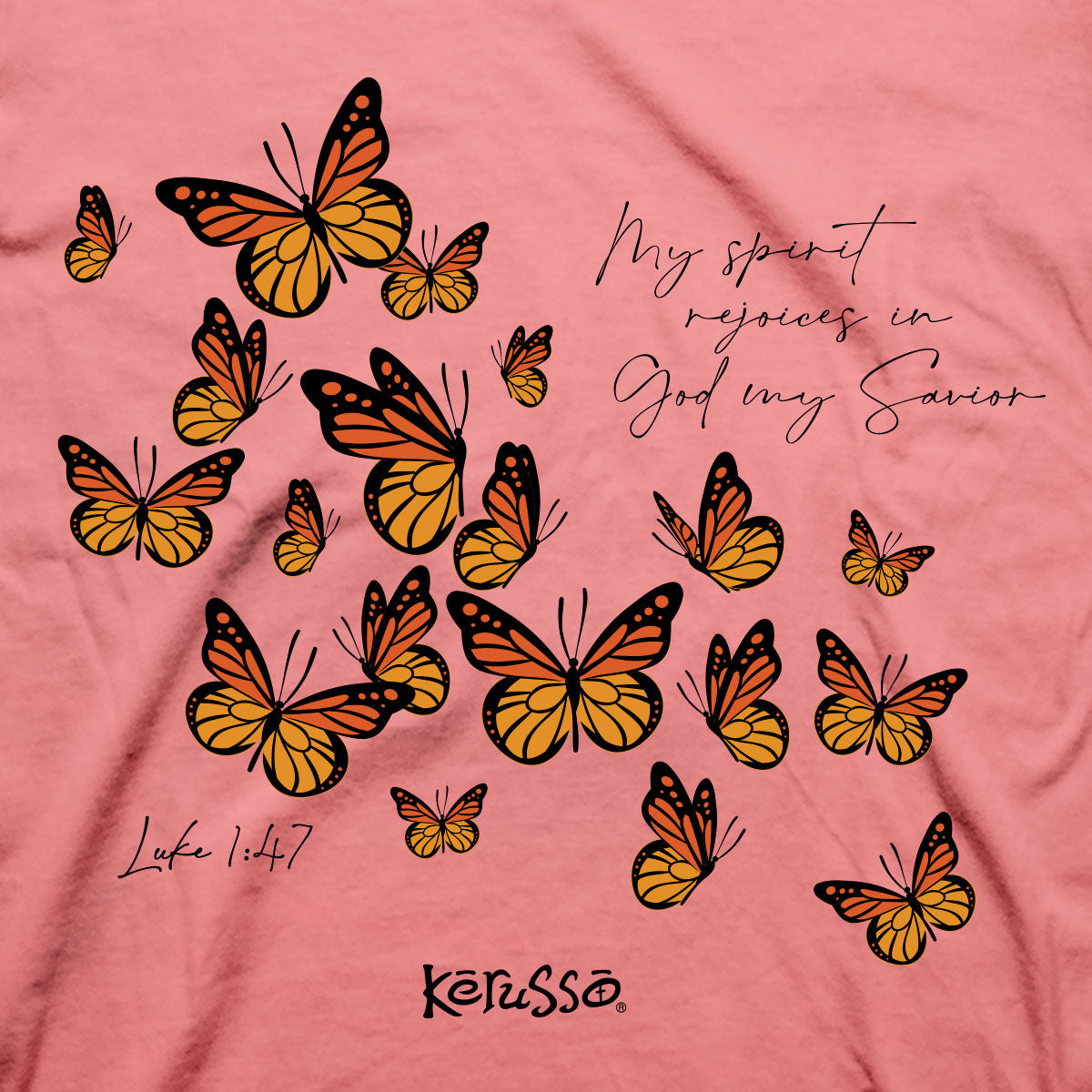 Kerusso Womens T-Shirt Butterfly Hoodie, Sweatshirt | CiraTrend.com (Image 2)