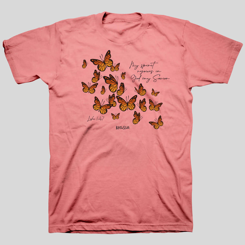 Kerusso Womens T-Shirt Butterfly Hoodie, Sweatshirt | CiraTrend.com (Image 1)