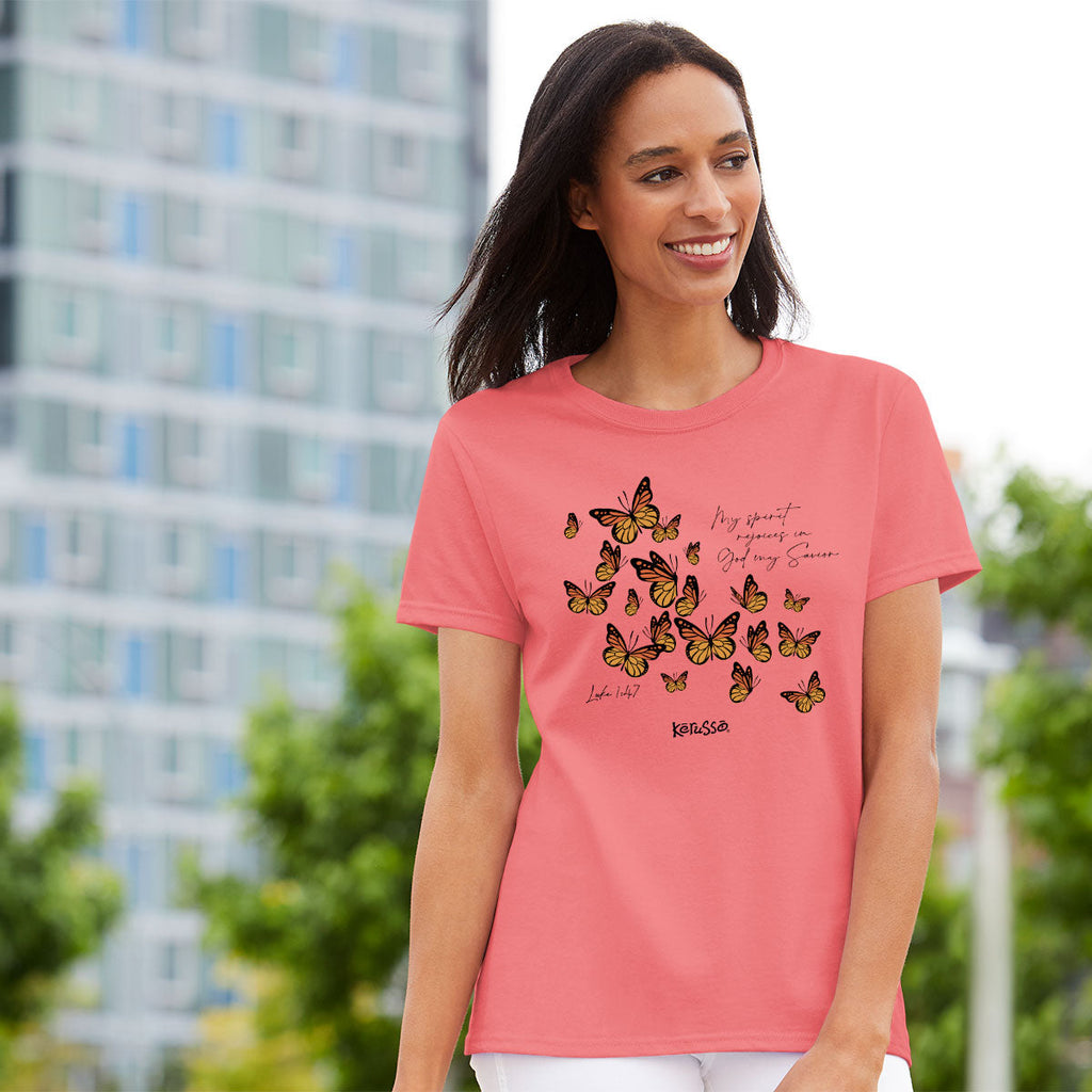 Kerusso Womens T-Shirt Butterfly Hoodie, Sweatshirt | CiraTrend.com (Image 3)