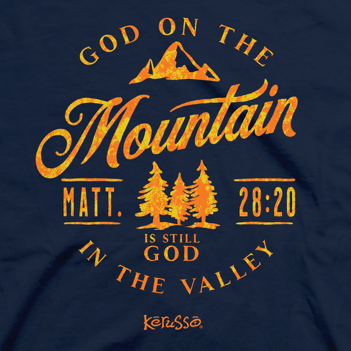 Kerusso Christian T-Shirt God On The Mountain Hoodie, Sweatshirt | CiraTrend.com (Image 2)