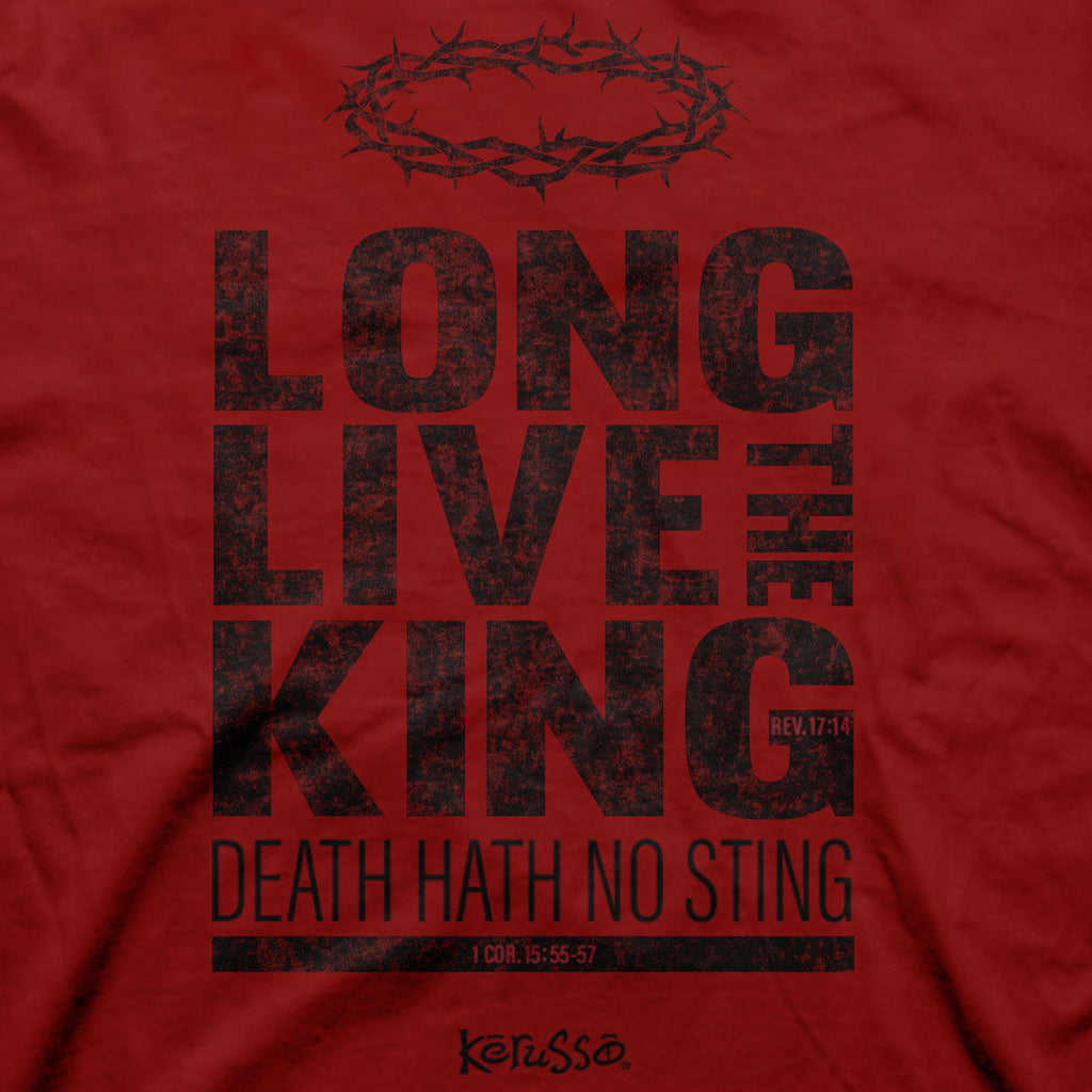 Kerusso Christian T-Shirt Long Live The King Hoodie, Sweatshirt | CiraTrend.com (Image 2)