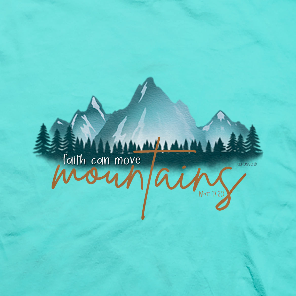 Kerusso Womens T-Shirt Move Mountains Hoodie, Sweatshirt | CiraTrend.com (Image 2)