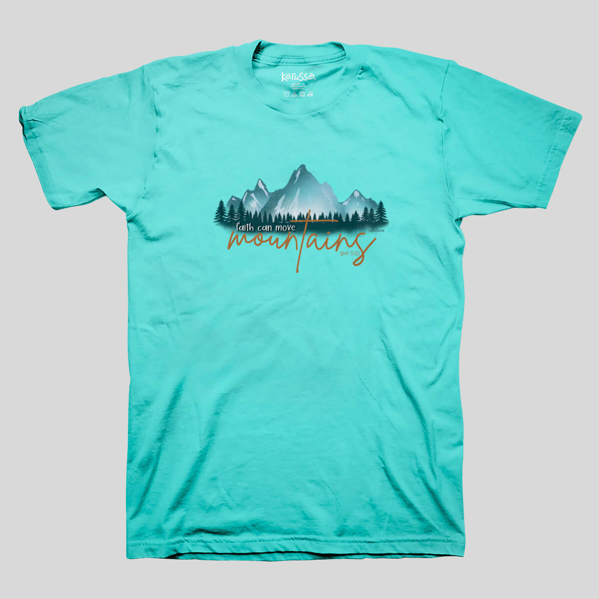 Kerusso Womens T-Shirt Move Mountains Hoodie, Sweatshirt | CiraTrend.com (Image 1)
