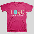 Kerusso Womens T-Shirt Love One Another Hoodie, Sweatshirt | CiraTrend.com (Image 1)