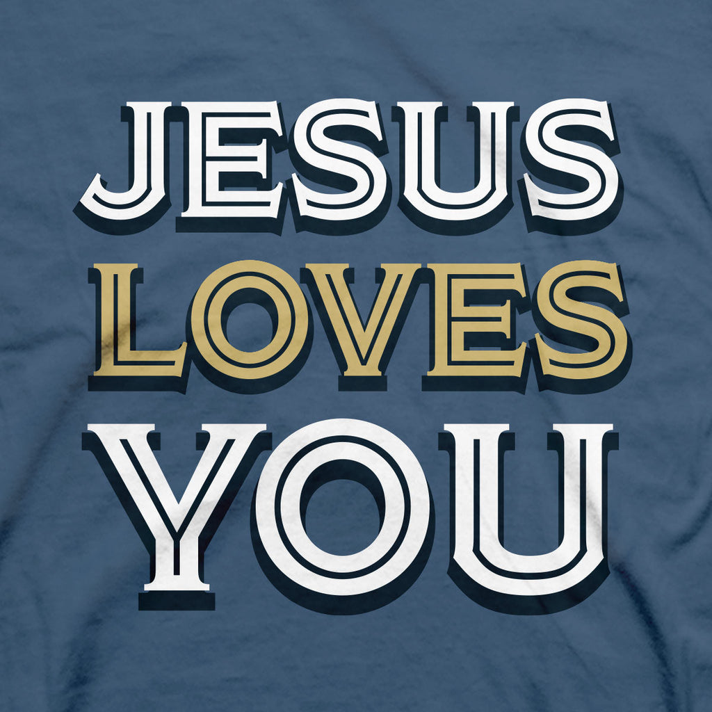 Kerusso Christian T-Shirt Jesus Loves You Hoodie, Sweatshirt | CiraTrend.com (Image 5)