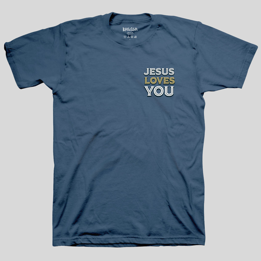 Kerusso Christian T-Shirt Jesus Loves You Hoodie, Sweatshirt | CiraTrend.com (Image 2)