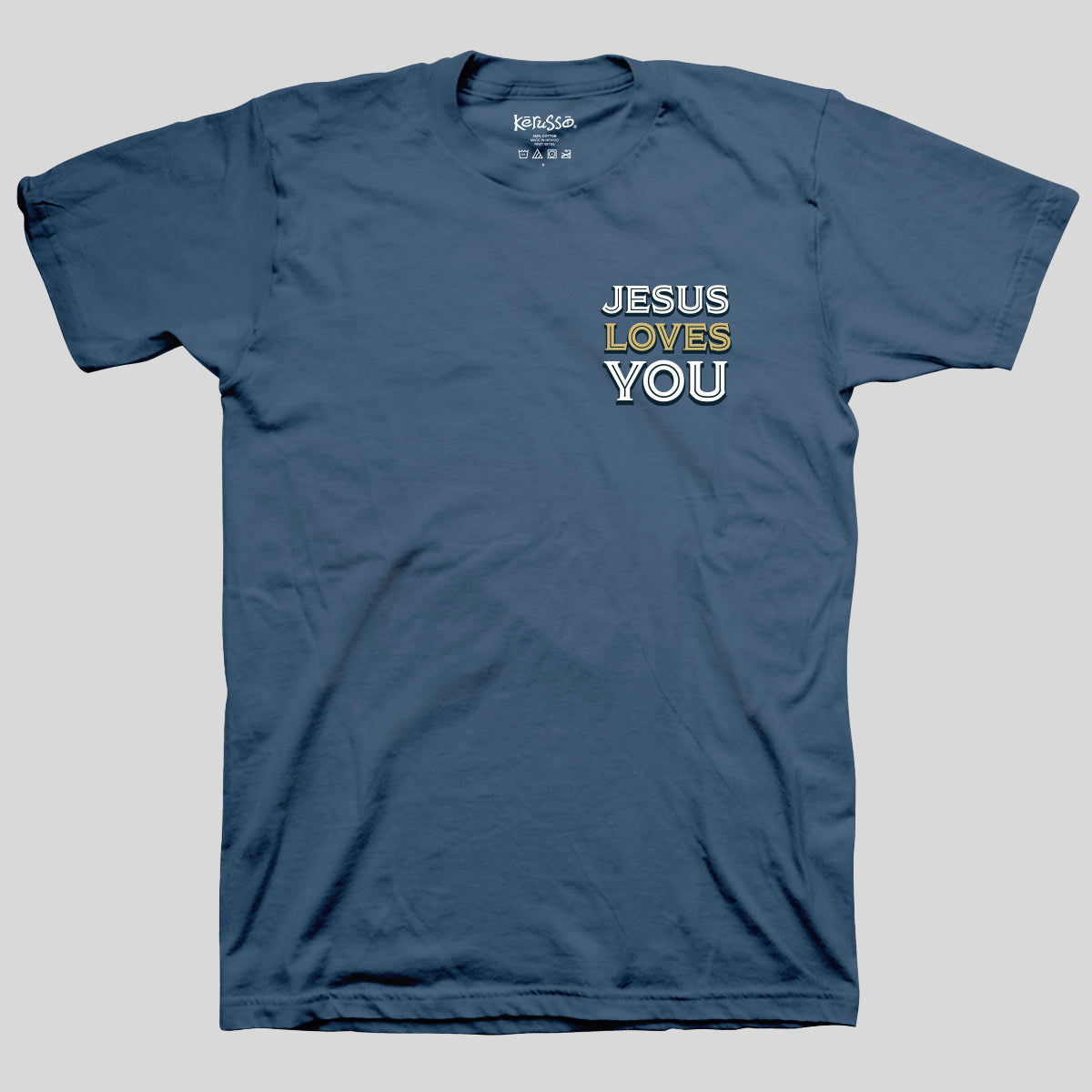 Kerusso Christian T-Shirt Jesus Loves You Hoodie, Sweatshirt | CiraTrend.com (Image 2)