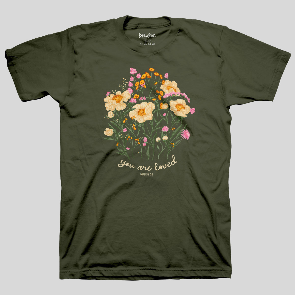 Kerusso Womens T-Shirt You Are Loved Hoodie, Sweatshirt | CiraTrend.com (Image 1)