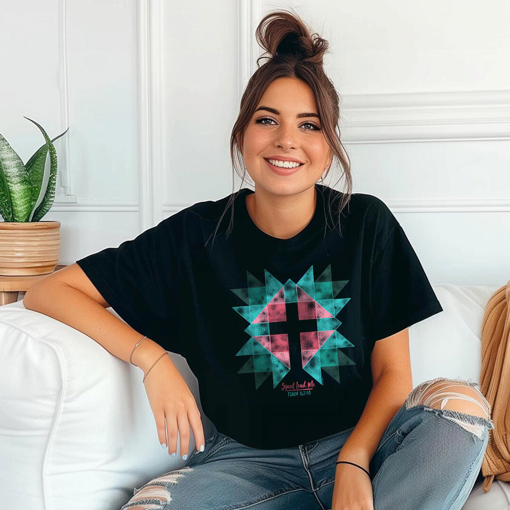 Kerusso Womens T-Shirt Cross Hoodie, Sweatshirt | CiraTrend.com (Image 3)