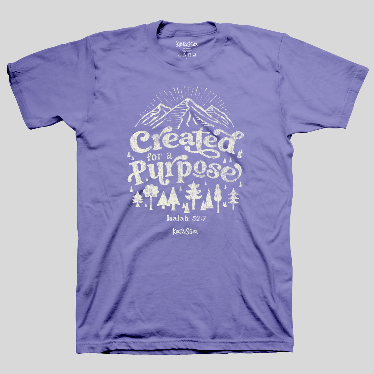 Kerusso Womens T-Shirt Created Isaiah 52:7 Hoodie, Sweatshirt | CiraTrend.com (Image 1)