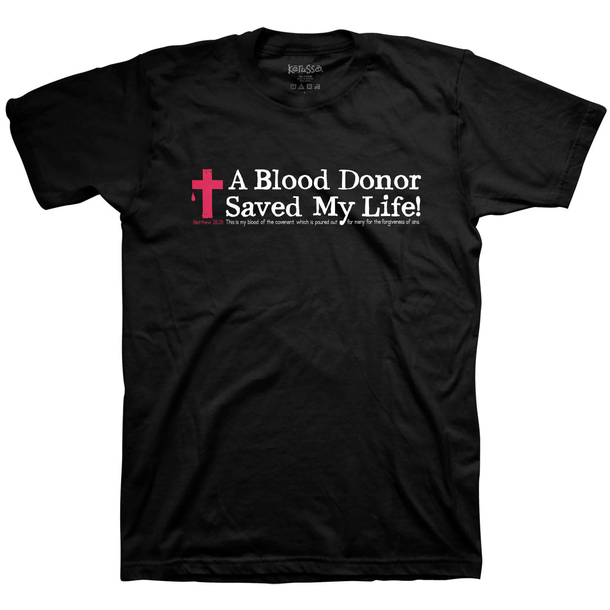 Kerusso Christian T-Shirt Blood Donor Hoodie, Sweatshirt | CiraTrend.com (Image 1)