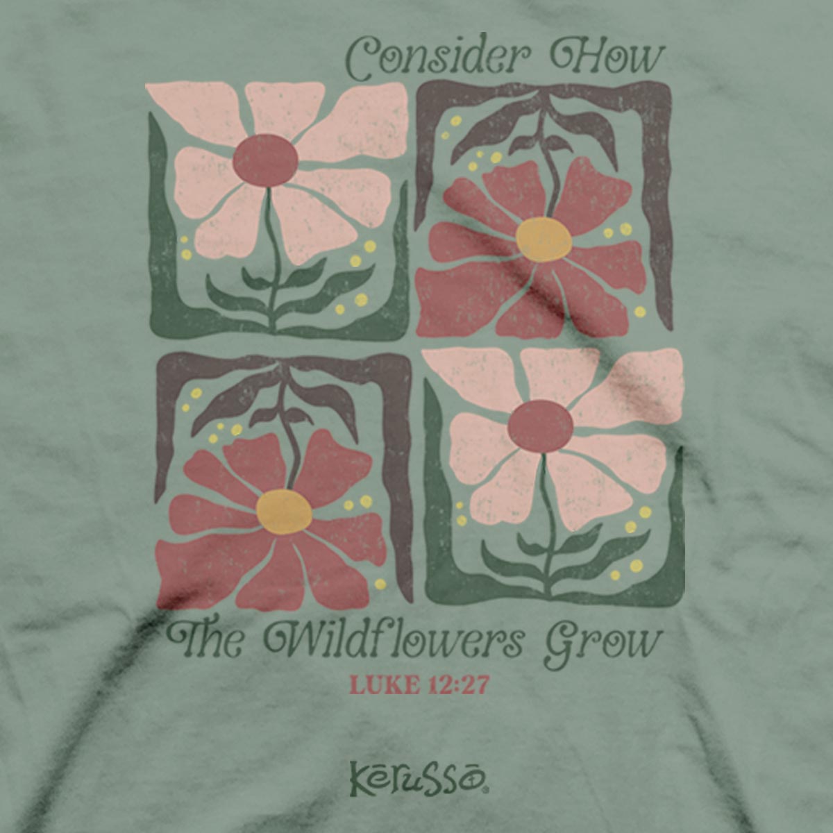 Kerusso Womens T-Shirt Wildflowers Hoodie, Sweatshirt | CiraTrend.com (Image 2)