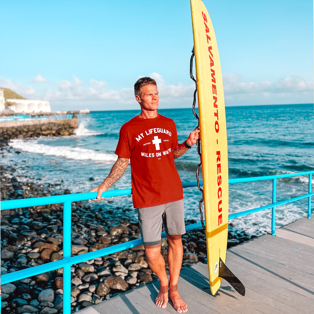 Kerusso Christian T-Shirt Lifeguard Hoodie, Sweatshirt | CiraTrend.com (Image 5)