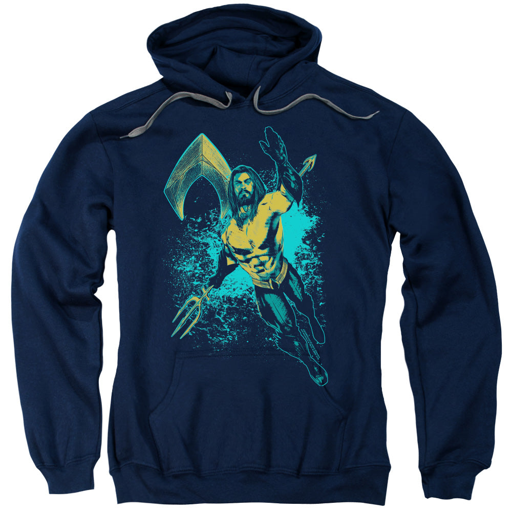 Aquaman Movie Make A Splash Mens Hoodie Navy Blue T-Shirts, Sweatshirt | CiraTrend.com